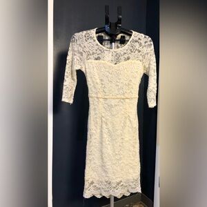 Rue21 Ivory Lace Dress